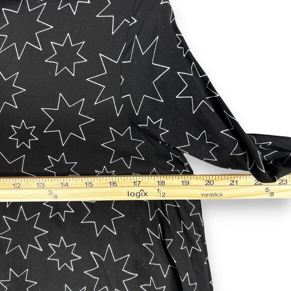 Zara Black Shift Collar Button Mini Dress Size XS Whimsygoth Grunge Twee Witchy - Picture 7 of 9